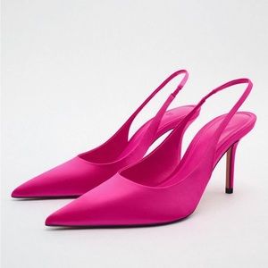SLINGBACK HEELED SHOES
FUCHSIA - REF. 1218/010 Size 7.5